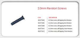 2.0mm Revision Screws