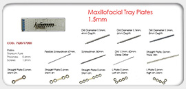 Maxillofacial Tray Plates 1.5mm