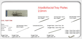 Maxillofacial Tray Plates 2.0mm