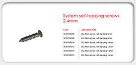 System Self-tapping Screws 2.4mm