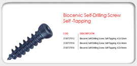 Biocervic Self-Drilling Screw Self-Tapping