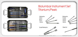 Biolumbar Instrument Set titanium peek