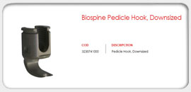 Biospine Pedicle Hook, Downsized