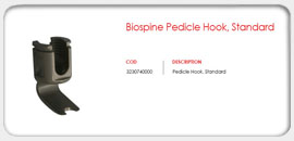 Biospine Pedicle Hook, Standard