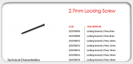 2.7mm Locking Screw