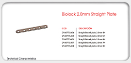 BioLock 2.0mm Straight Plate