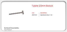 T Plate 2.0mm BioLock