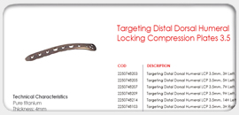Targeting Distal Dorsal Humeral Locking Compression Plates 3.5