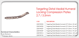 Targeting Distal Medial Humeral LCP 2.7/3.5mm