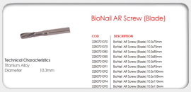 BioNail AR Screw (Blade)