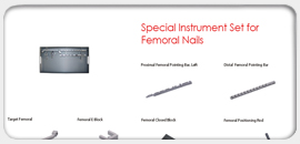 Special Instrument Set for Femoral Nails