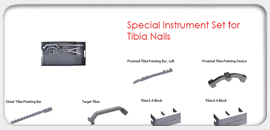 Special Instrument Set for Tibia Nails