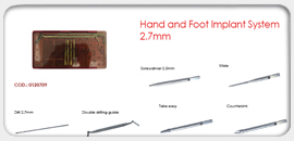 Hand and Foot Implant System 2.7mm