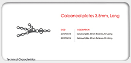 Calcaneal Plates 3.5mm, Long