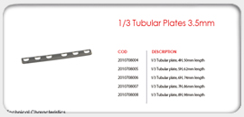 1/3 Tibular Plates 3.5mm
