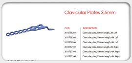 Clavucular Plates 3.5mm