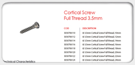 Cortical Screw Full Thread 3.5mm