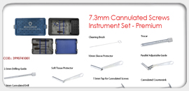 7.3mm Cannulated Screw Instruments Set Premium