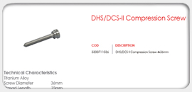 DHS/DCS II Compression Screw