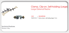 Clamp, Clip-on, Self-holding (Large)