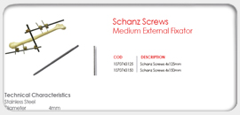 Schanz Screws (Medium)
