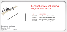 Schanz Screws, Self-drilling (Large)