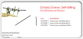 Schanz Screws, Self-drilling (Small)