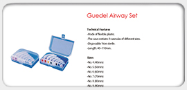 Guedel Airway Set