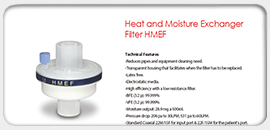 Heat and Moisture Exchanger Filter HMEF