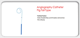 Angiography Catheter Pig Tail Type
