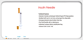 Insulin Needle