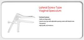 Lateral Screw Type Vaginal Speculum