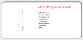 Macro Dropper Infusion Set 