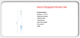 Micro Dropper Infusion Set 