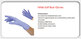 Nitrile Soft Blue Gloves