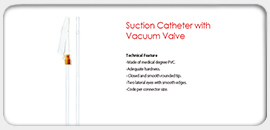 Suction Catheter with Vacuum Valve