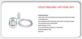 Micro Nebulizer with Mask 6ml 