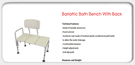 Bariatric Bath Bench with Back