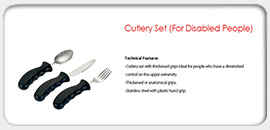 Cutlery Set (For Disabled People) 