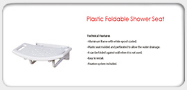 Plastic Foldable Shower Seat