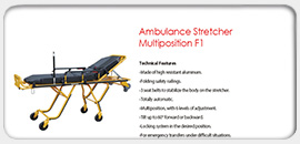 Ambulance Stretcher Multiposition F1 