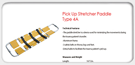 Pick Up Stretcher Paddle Type 4A