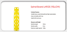 Spinal Board LARGE (Yellow)