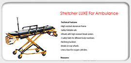 Stretcher LUXE for Ambulance