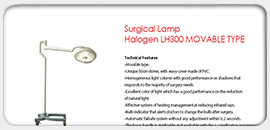Surgical Lamp Halogen LH300M Movable Type