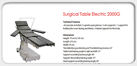 Surgical Table Electric 2000G