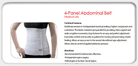 4-Panel Abdominal Belt