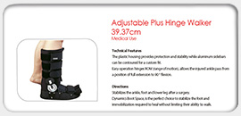 Adjustable Plus Hinge Walker 39.37cm