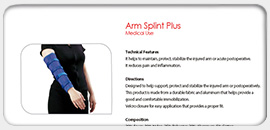 Arm Splint Plus
