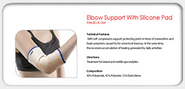 Elbow Support with Silicone Pad